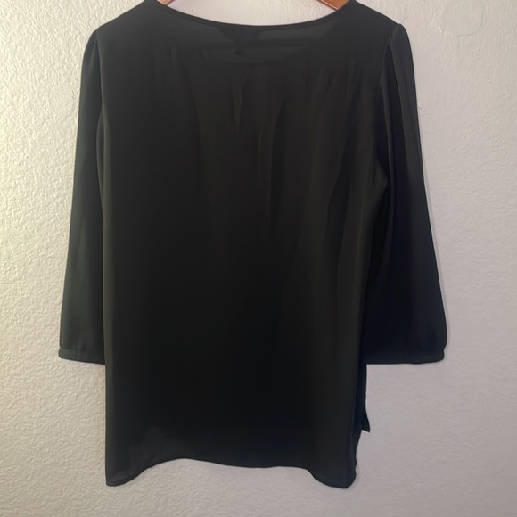 Express Black 3/4 sleeve Blouse - Picture 4 of 6